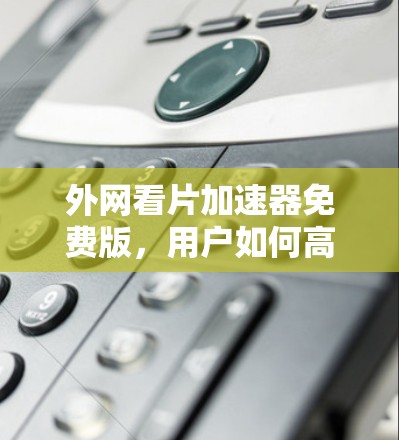 外网看片加速器免费版，用户如何高效利用网络资源