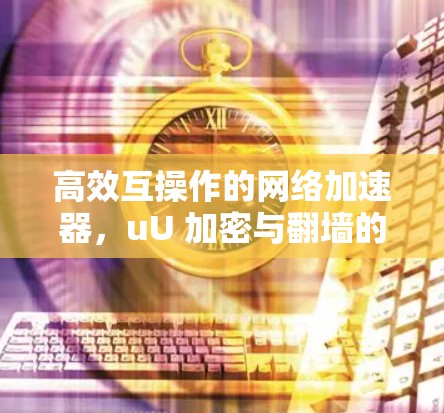 高效互操作的网络加速器，uU 加密与翻墙的完美结合