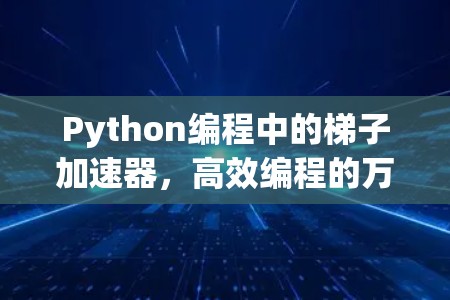 Python编程中的梯子加速器，高效编程的万能钥匙