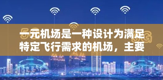 一元机场是一种设计为满足特定飞行需求的机场，主要目的是为了方便和效率。以下是关于一元机场的详细分析