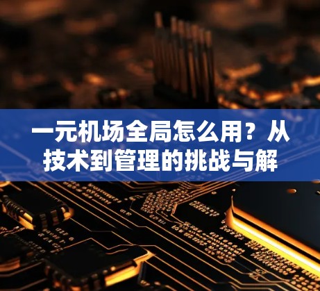 一元机场全局怎么用？从技术到管理的挑战与解决方案
