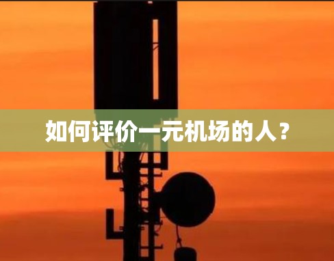 如何评价一元机场的人? 如何评价一元机场的人?