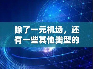 除了一元机场，还有一些其他类型的机场，它们在设计、功能、服务等方面有所不同。以下是一些常见的替代机场类型