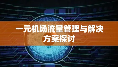 一元机场流量管理与解决方案探讨