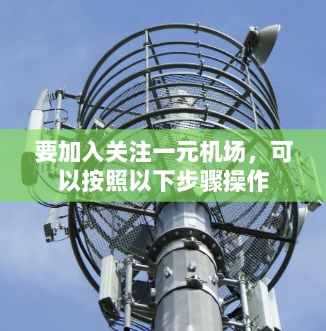 要加入关注一元机场，可以按照以下步骤操作