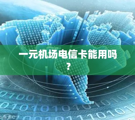 一元机场电信卡能用吗？