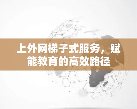 上外网梯子式服务,赋能教育的高效路径 上外网梯子式服务,赋能教育的高效路径
