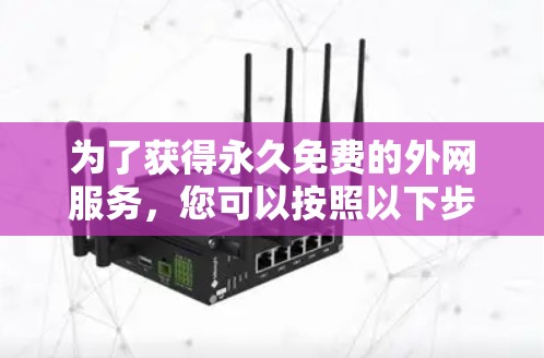 为了获得永久免费的外网服务,您可以按照以下步骤进行 为了获得永久免费的外网服务,您可以按照以下步骤进行