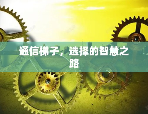 通信梯子，选择的智慧之路