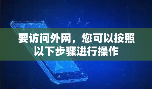 要访问外网,您可以按照以下步骤进行操作 要访问外网,您可以按照以下步骤进行操作