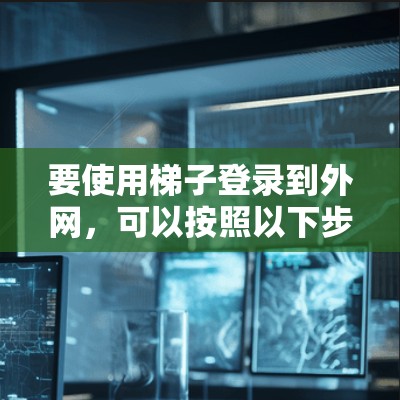 要使用梯子登录到外网，可以按照以下步骤进行