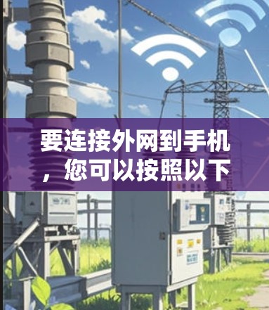 要连接外网到手机，您可以按照以下步骤操作