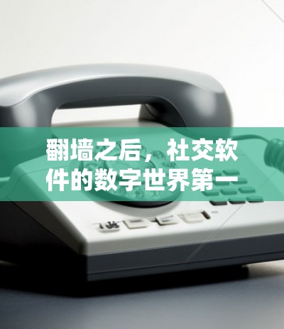 翻墙之后,社交软件的数字世界第一次冒险 翻墙之后,社交软件的数字世界第一次冒险