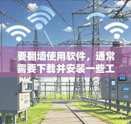 要翻墙使用软件，通常需要下载并安装一些工具或软件，这些软件可以帮助你绕过互联网的防火墙限制，访问网络资源。以下是一些常见的翻墙软件及其使用方法