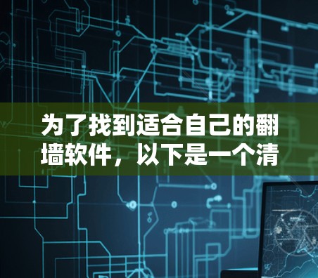为了找到适合自己的翻墙软件,以下是一个清晰的步骤指南